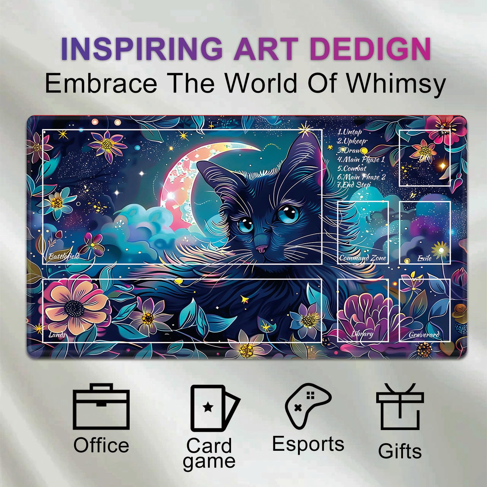 Amazon.com: MTG Playmat TCG Ultrapro Playmats with Magic